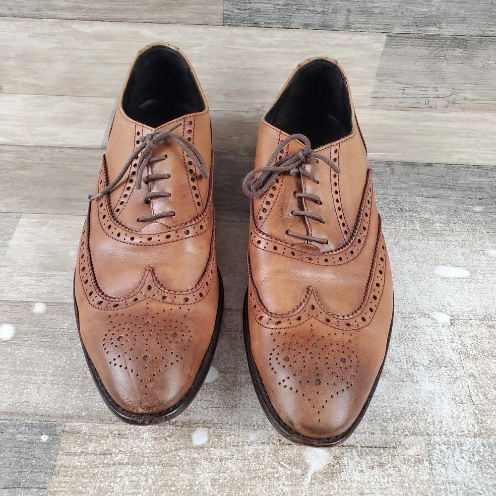 To Boot New York Adam Derrick Mens Wingtip‎ Oxford Sz 11 Brown Lace Up Boots